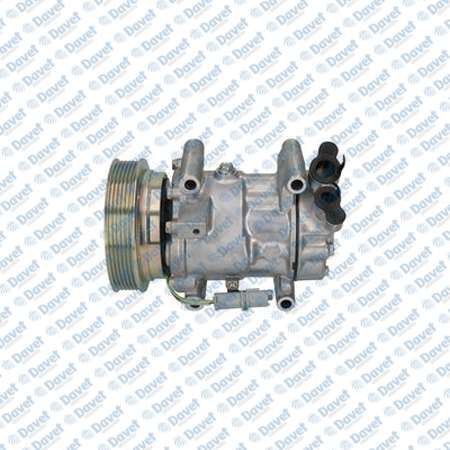 BOSCH 1986AD1020 Klima Kompresoru Clio Iii 04>12 Kangoo Ii 08> Modus 04> Micra Iii 03>10 Qashqai [J10] 06>13 Citan 12>21 1.5dci K9k [12v 6 Kanal 125mm]